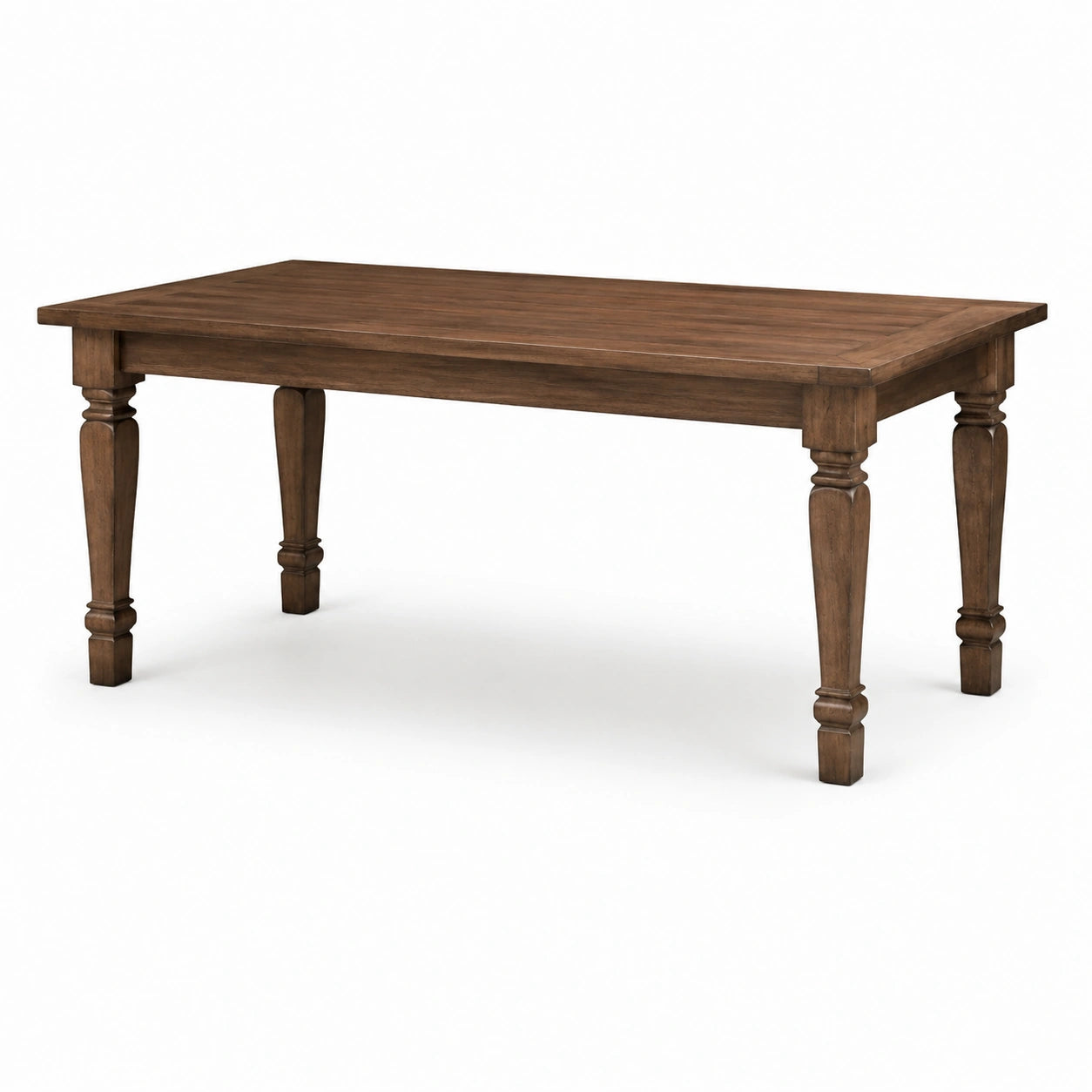 Esstisch Rechteckig Holz Braun 180x90x75cm